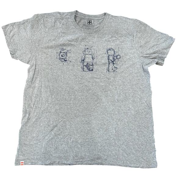 Vintage Tees - Lego Mini-figure Sketch Graphic Tee*SZ XL - Picture 1 of 4